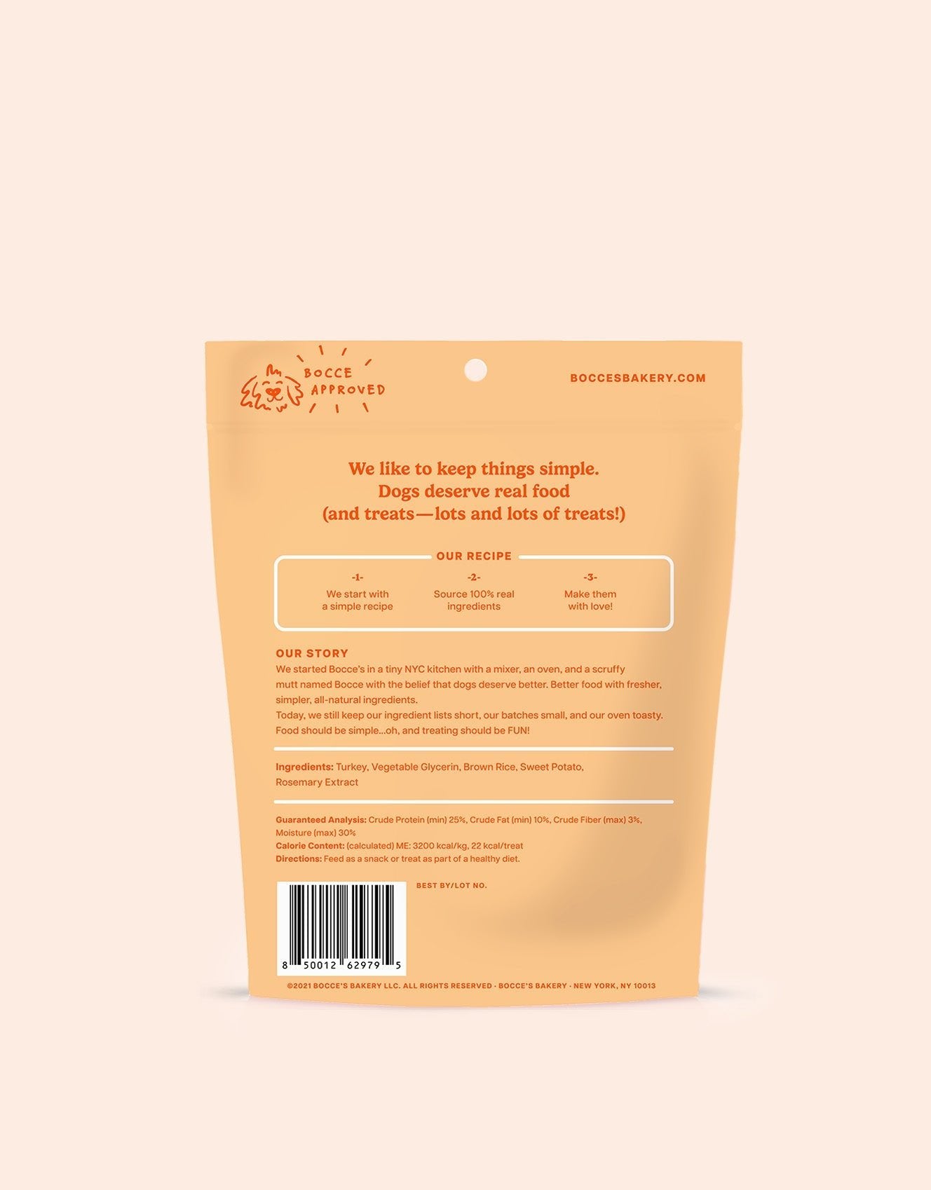 Grazers Turkey & Sweet Potato Jerky Sticks - Eva Pet - Bocce's Bakery