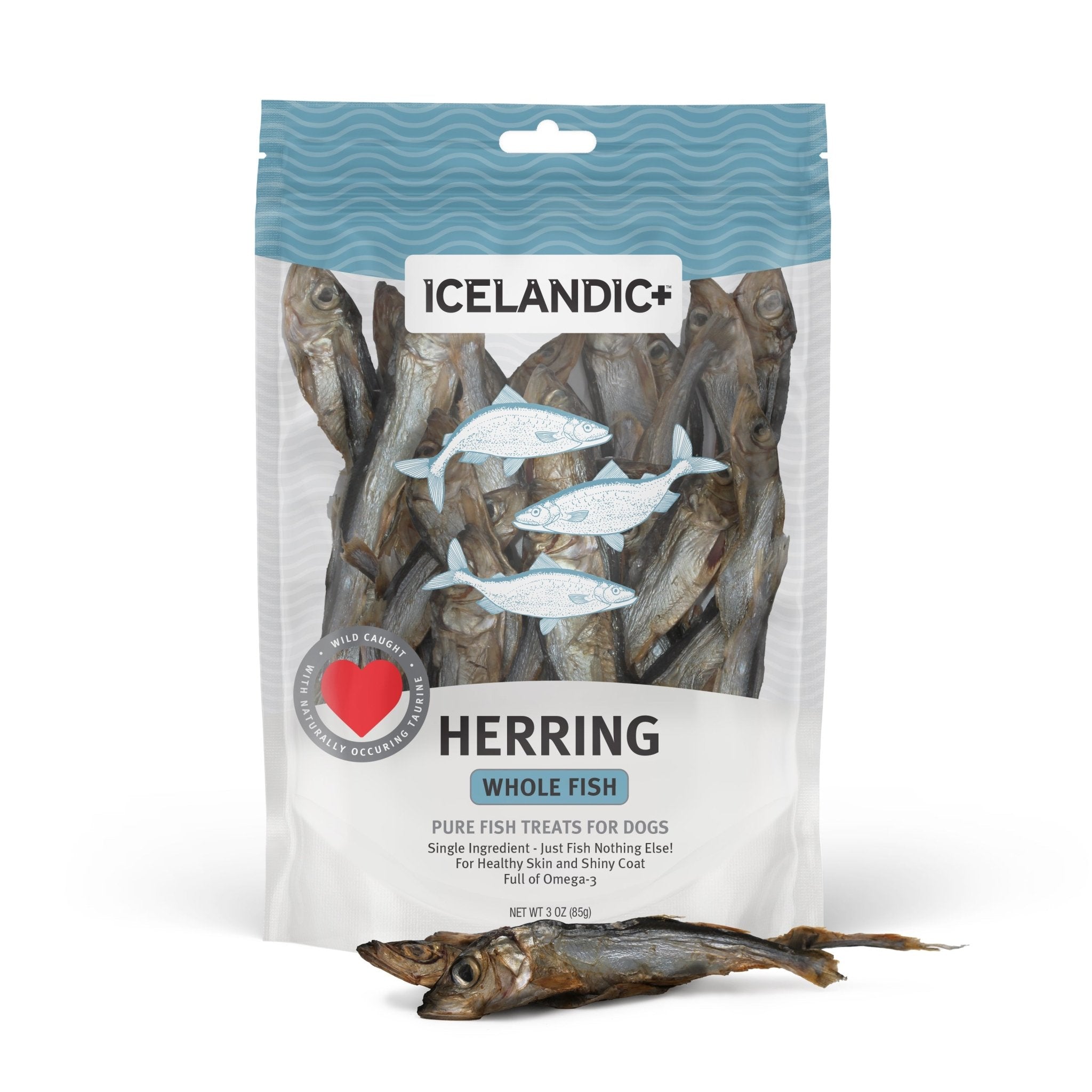 Herring Whole Fish Dog Treats - Eva Pet - Icelandic+