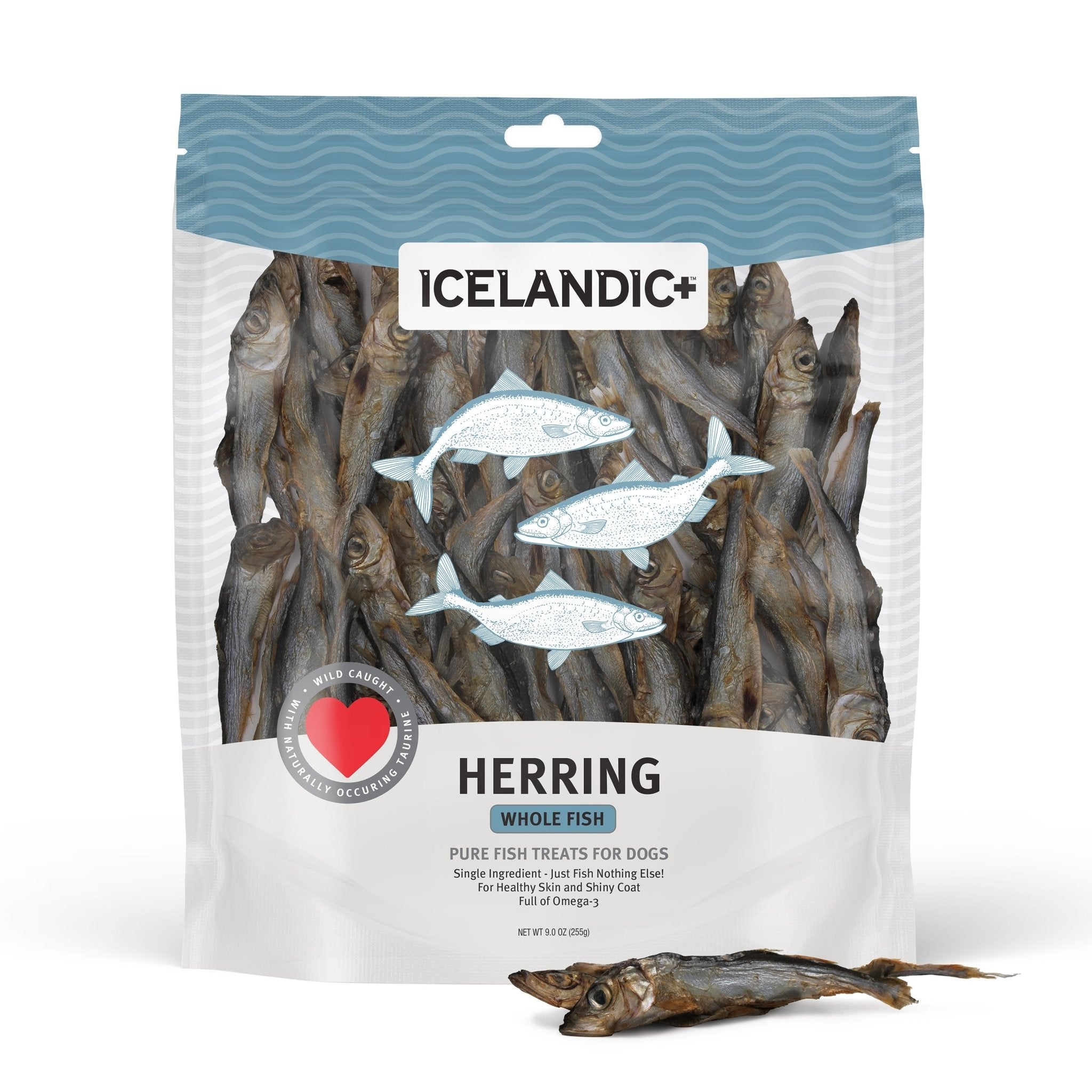 Herring Whole Fish Dog Treats - Eva Pet - Icelandic+
