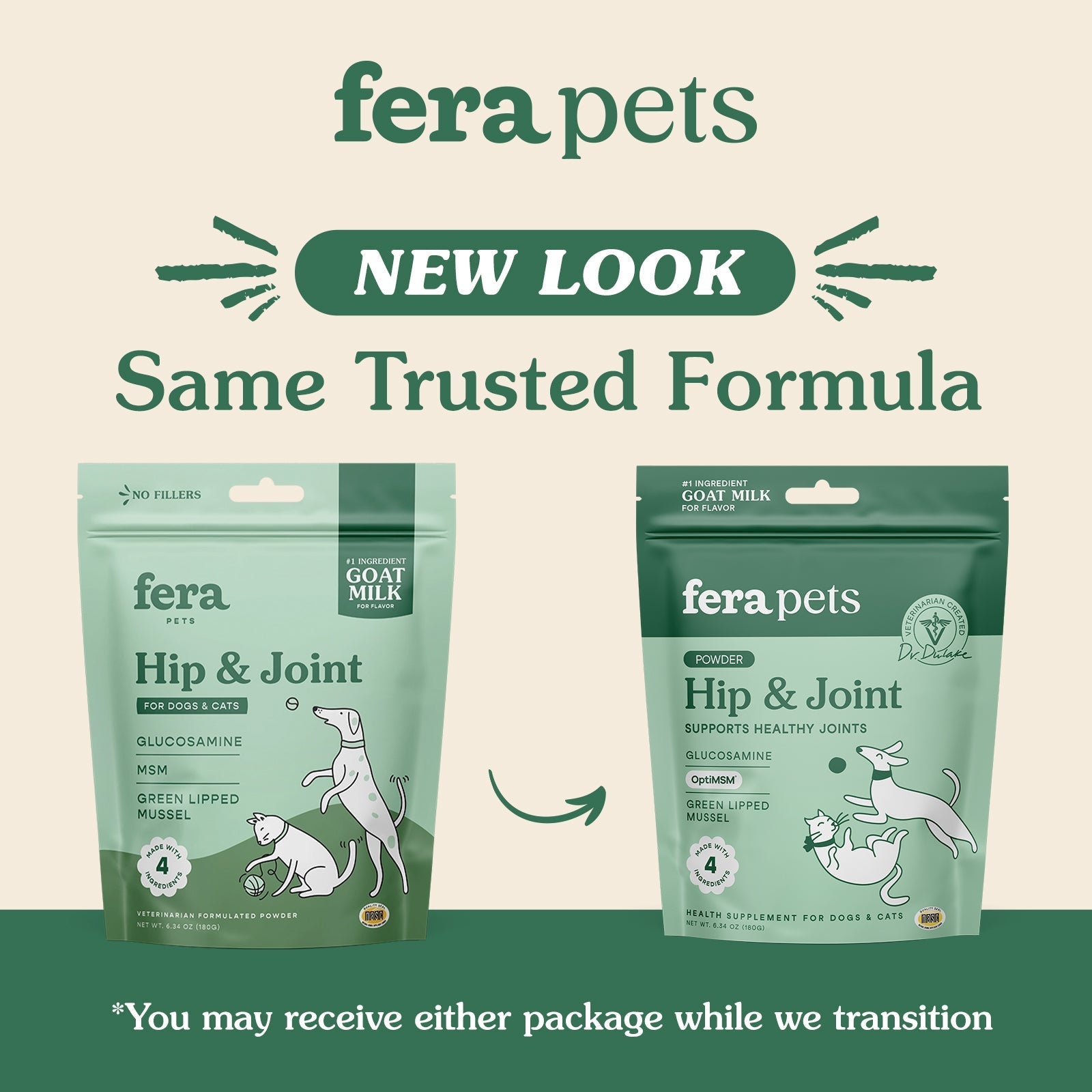 Hip + Joint Goat Milk - Eva Pet - Fera Pet Organics
