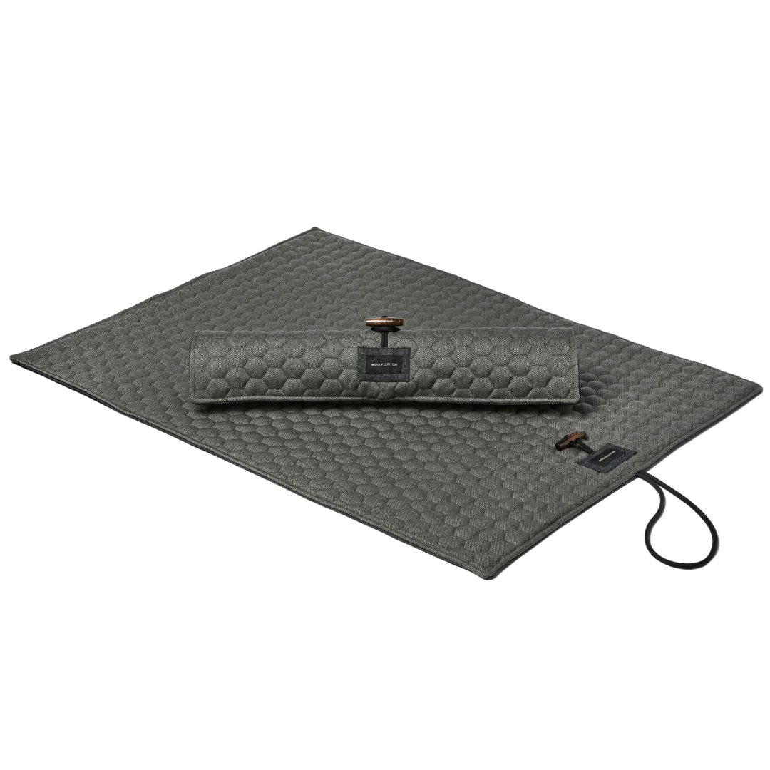 Honeycomb Dog Travel Mat - Grey - Eva Pet - mollyandstitchus
