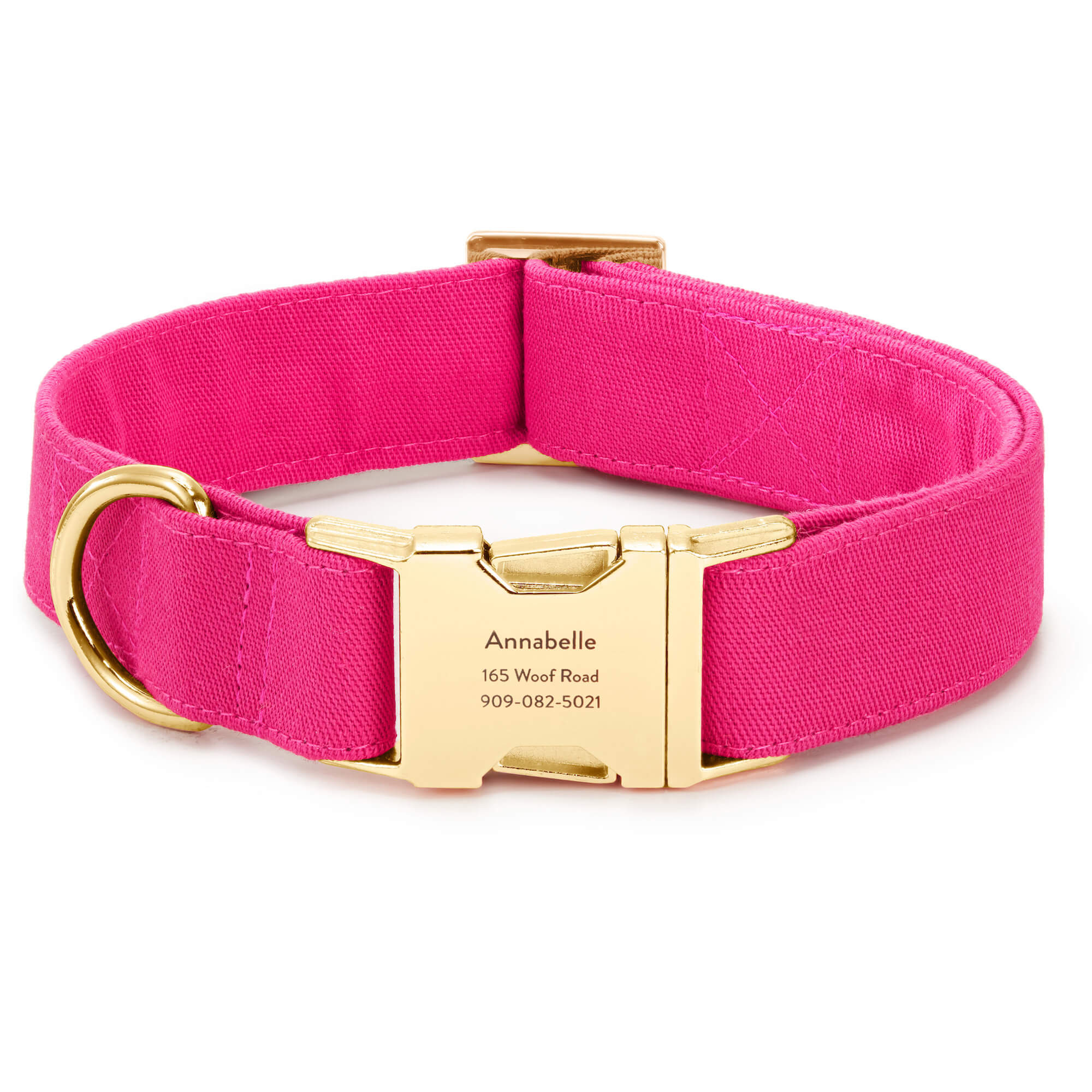 Hot Pink Dog Collar - Eva Pet - The Foggy Dog