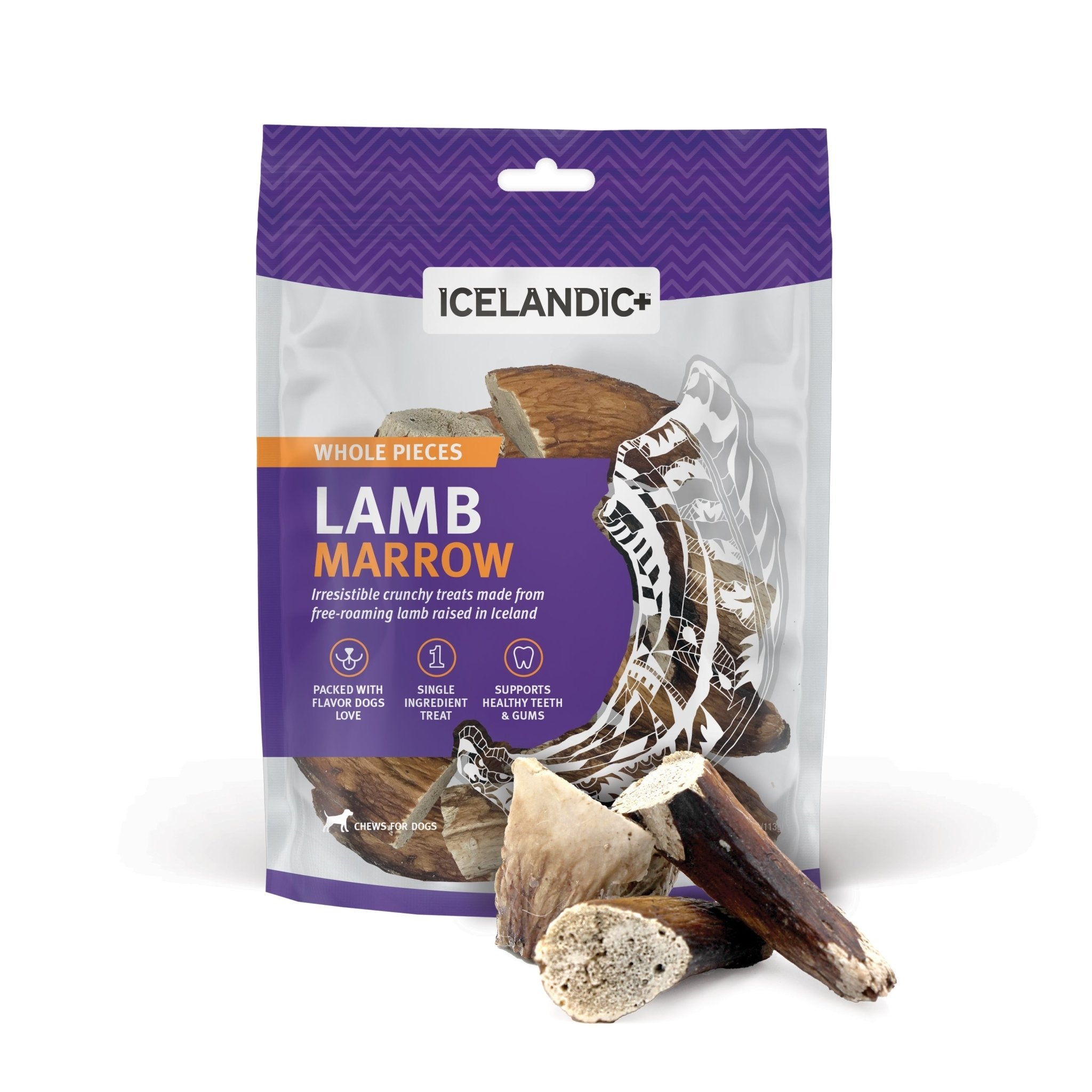 Lamb Marrow Whole Pieces Dog Treats - Eva Pet - Icelandic+