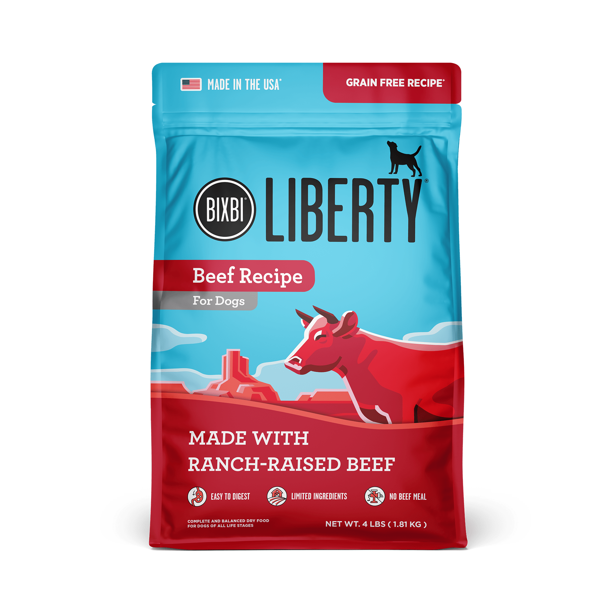 Liberty® Dry Food for Dogs – Beef Recipe - Eva Pet - Bixbi