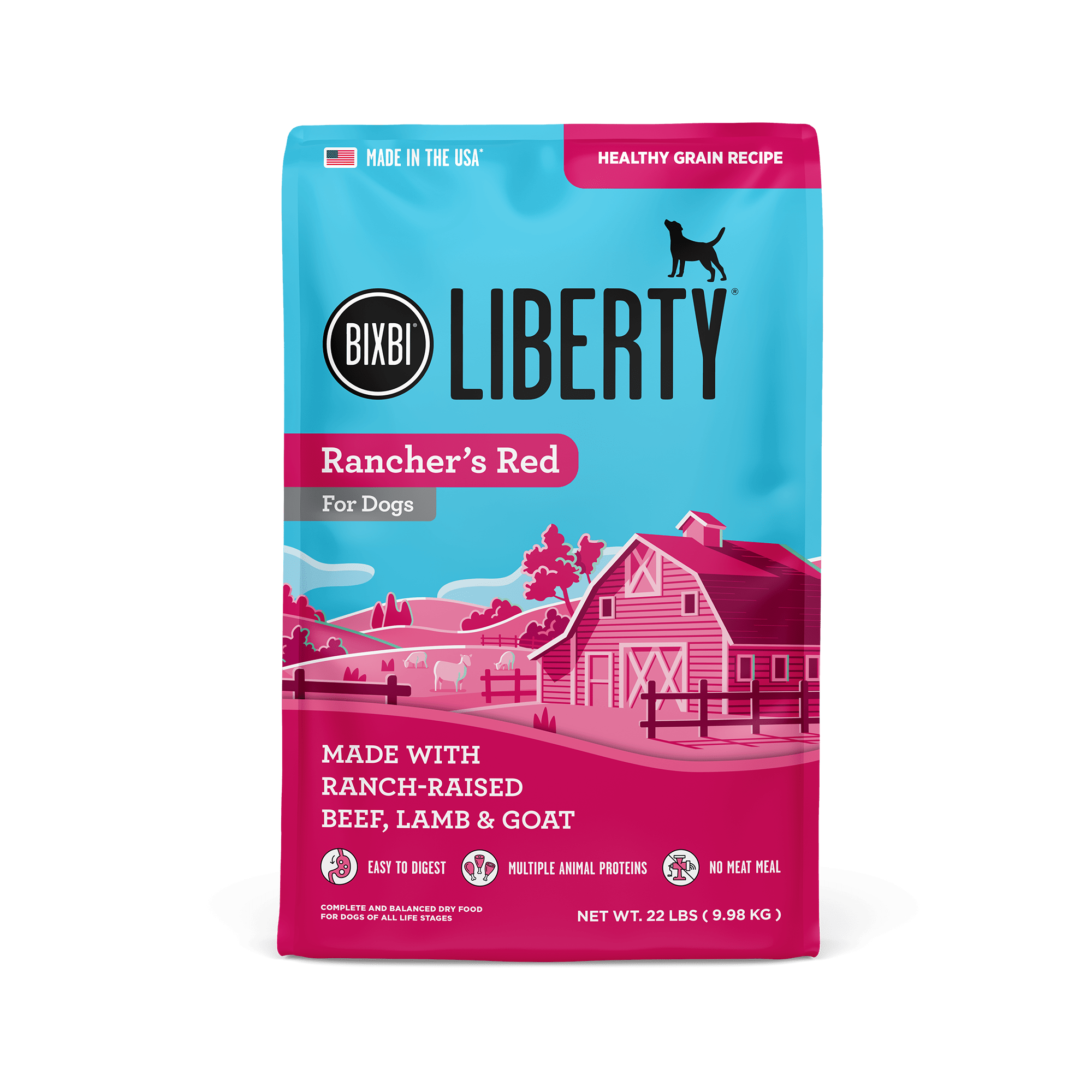Liberty® Dry Food for Dogs – Rancher’s Red - Eva Pet - Bixbi
