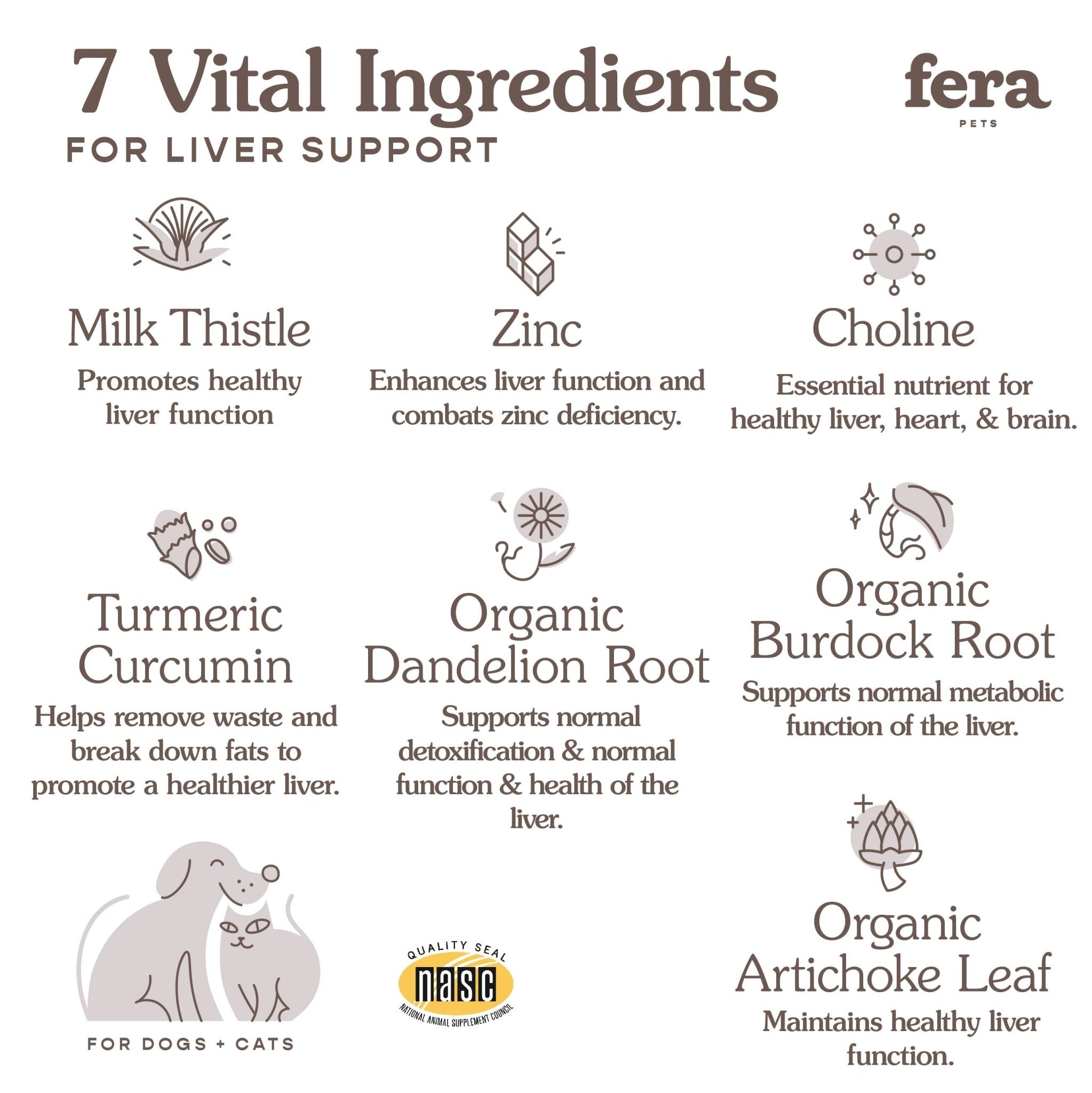 Liver Support for Dogs and Cats - Eva Pet - Fera Pet Organics