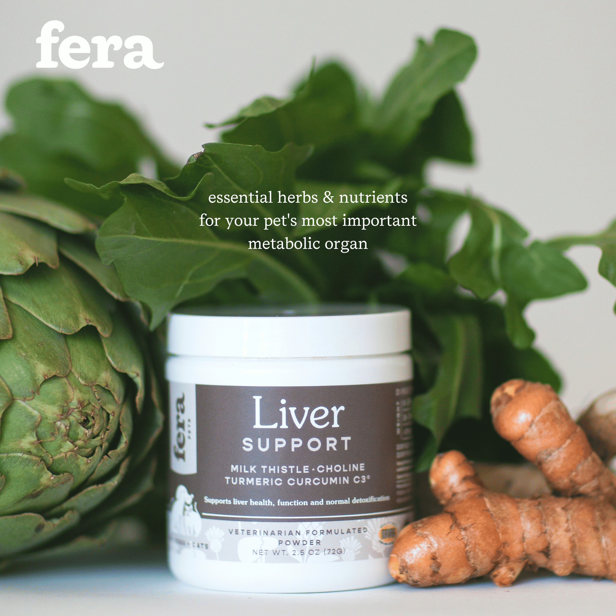 Liver Support for Dogs and Cats - Eva Pet - Fera Pet Organics