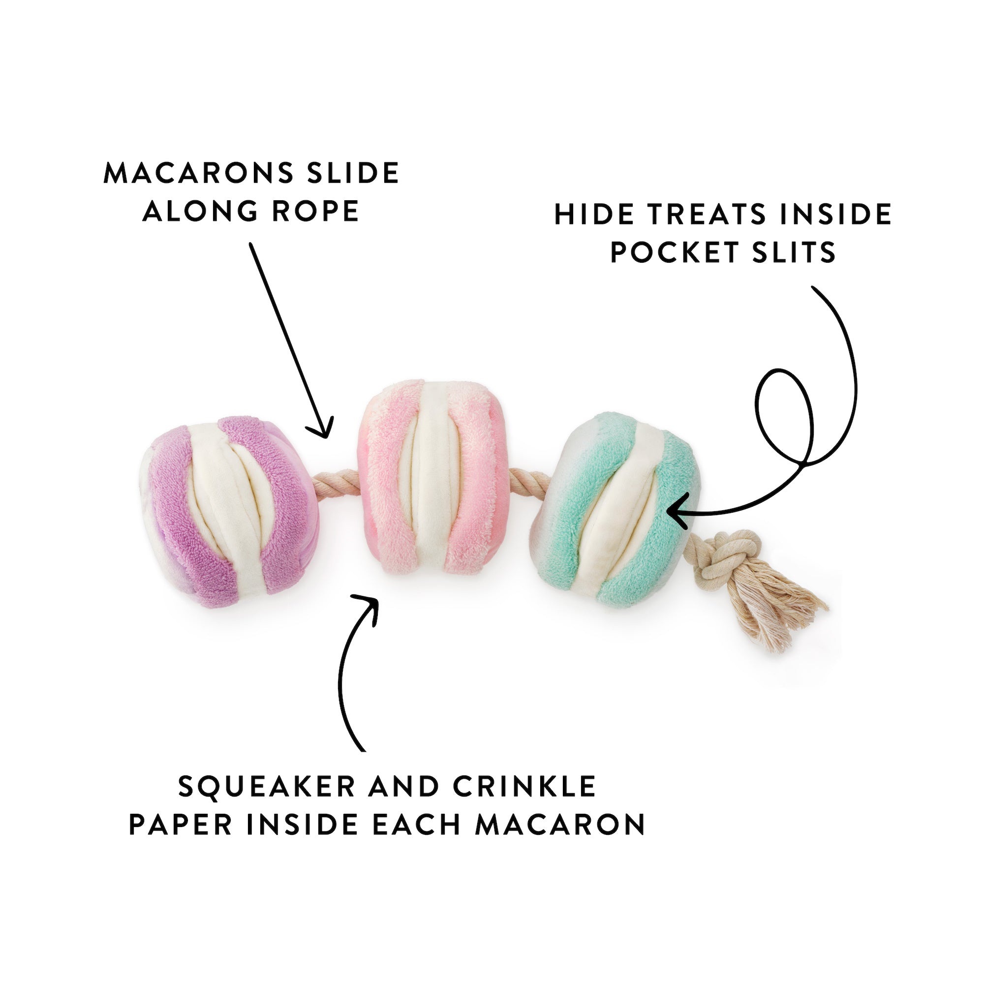 Macarons Interactive Snuffle Dog Toy - Eva Pet - The Foggy Dog