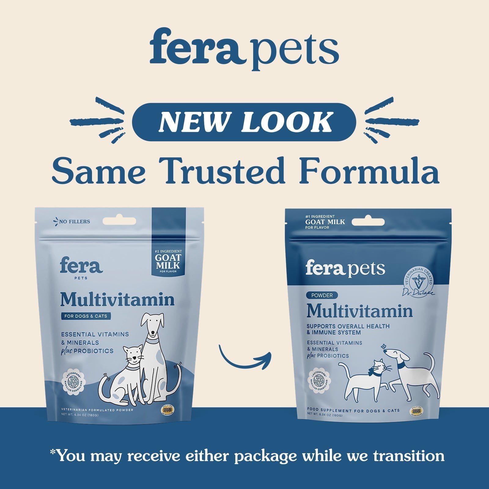 Multivitamin Goat Milk Topper - Eva Pet - Fera Pet Organics