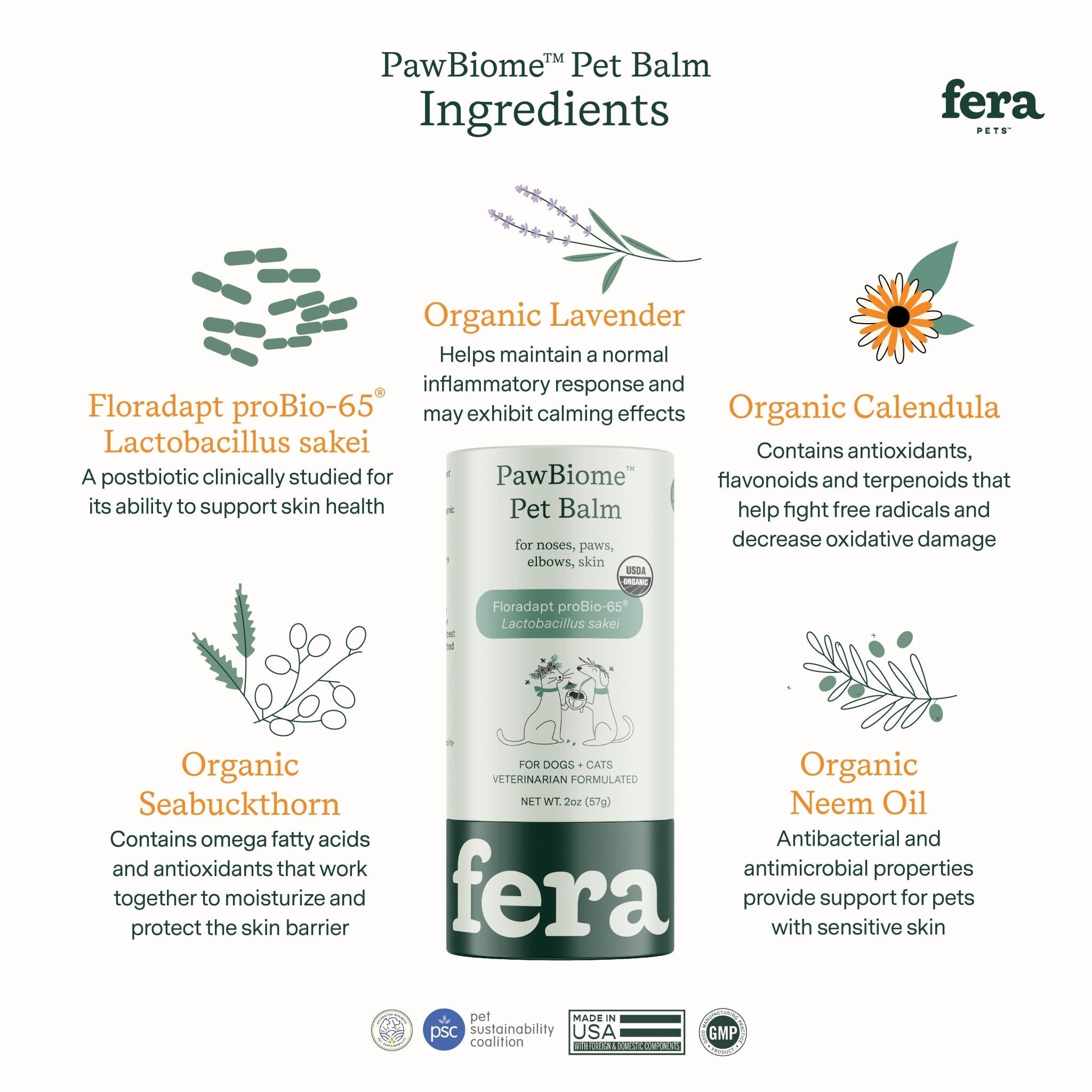 PawBiome® Pet Balm - Eva Pet - Fera Pets