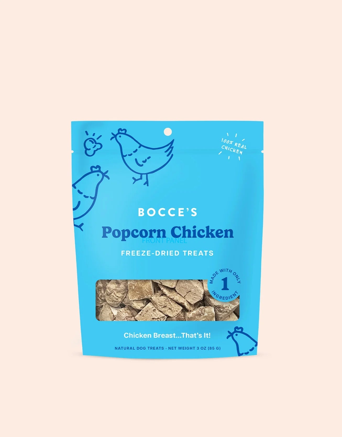 Popcorn Chicken Freeze - Dried - Eva Pet - Bocce's Bakery