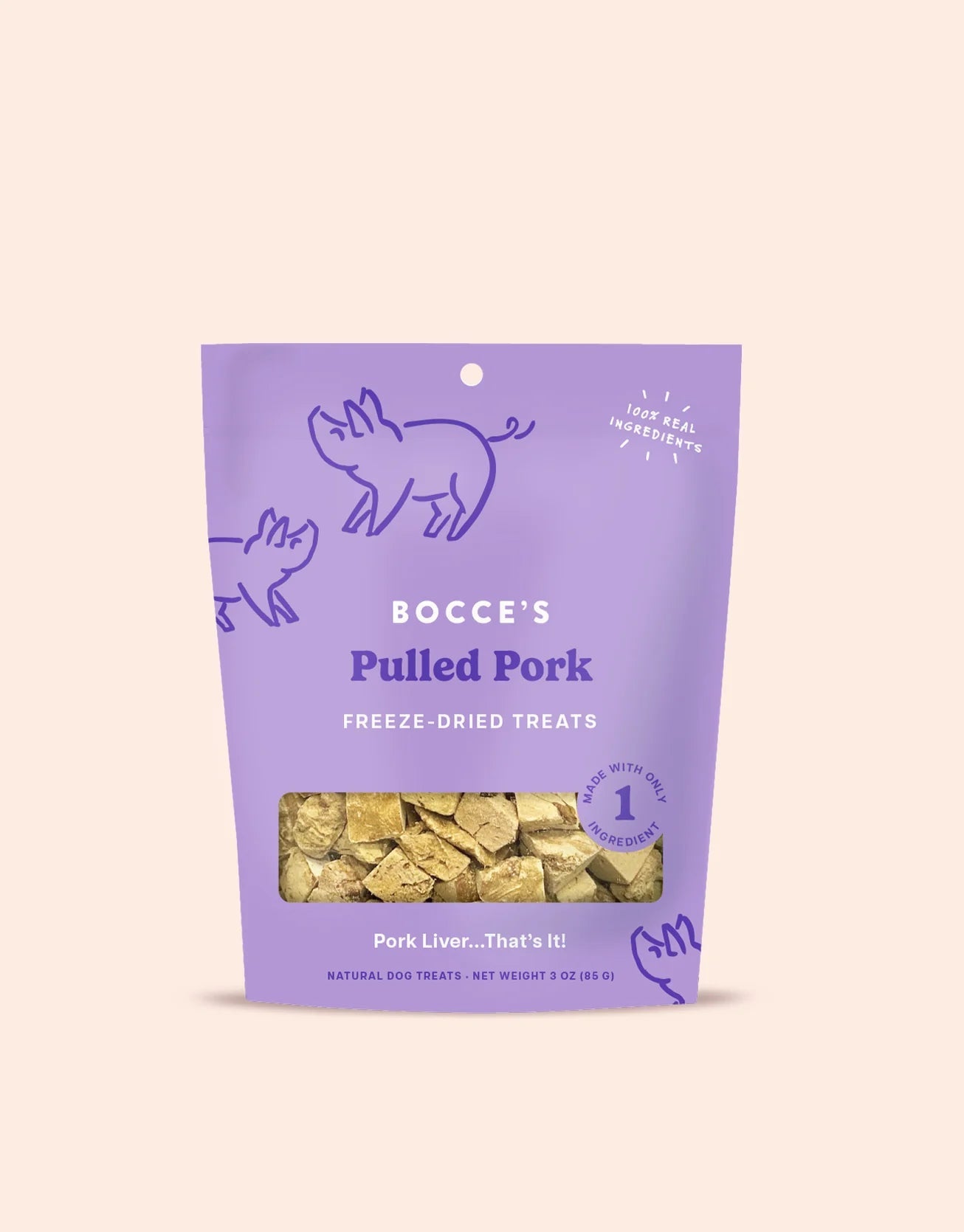 Pulled Pork Freeze - Dried - Eva Pet - Bocce's Bakery