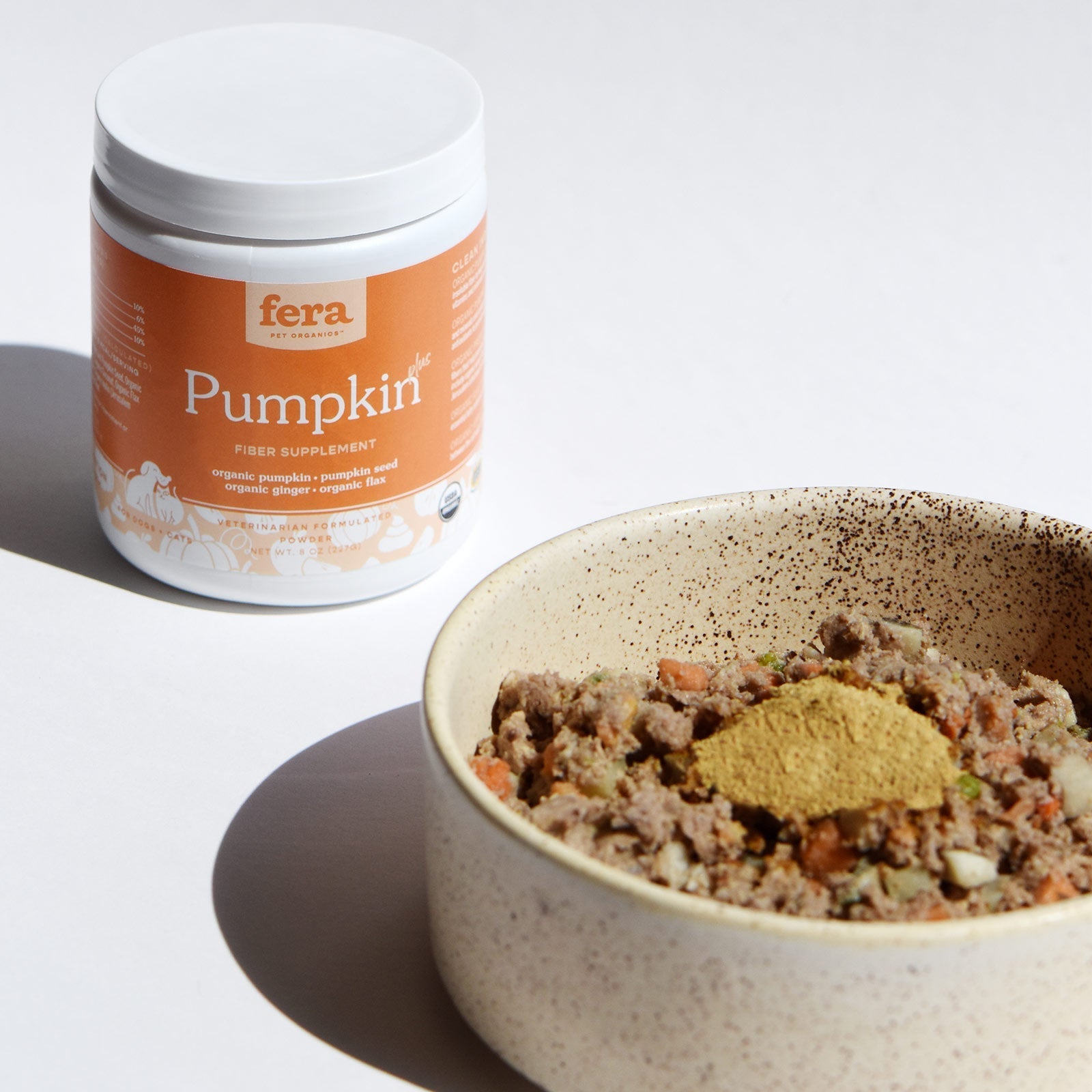 Pumpkin Plus Fiber Support for Dogs and Cats - Eva Pet - Fera Pet Organics