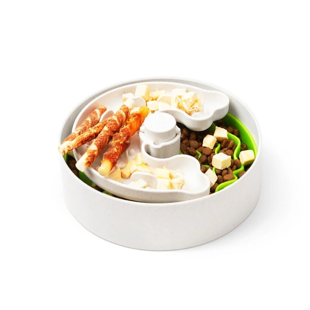 Puzzle Feeder™ Mini - Slower than a Slow Feeder - for S/M Dogs(Green) - Eva Pet - Puzzle Feeder™