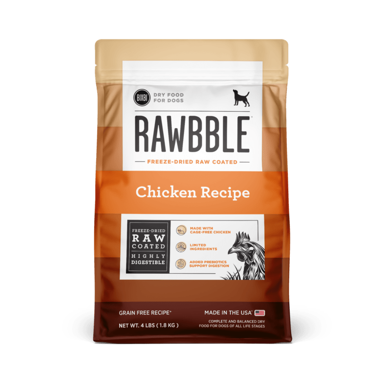 Rawbble® Dry Food for Dogs – Chicken Recipe - Eva Pet - Bixbi