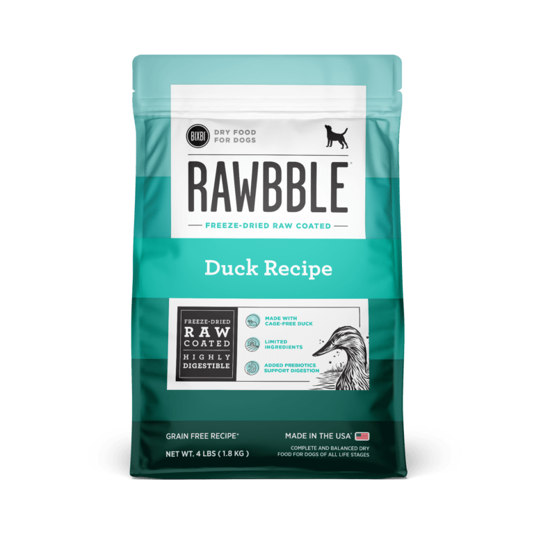 Rawbble® Dry Food for Dogs – Duck Recipe - Eva Pet - Bixbi