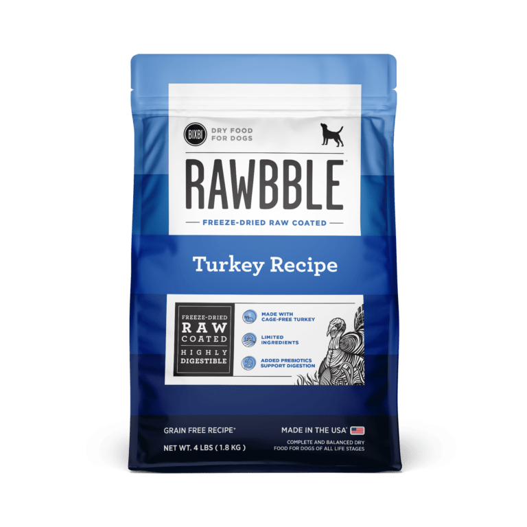 Rawbble® Dry Food for Dogs – Turkey Recipe - Eva Pet - Bixbi