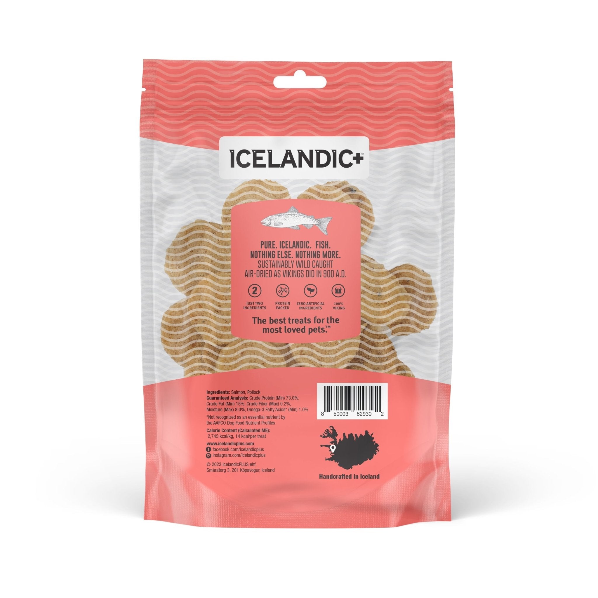 Salmon Fish Chips Dog Treats - Eva Pet - Icelandic+