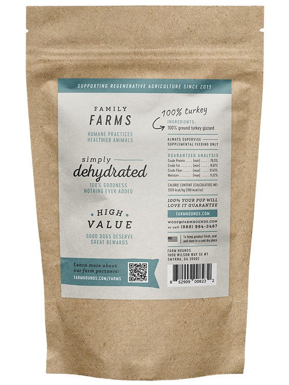 Turkey Gizzard Sticks - Eva Pet - Farm Hounds