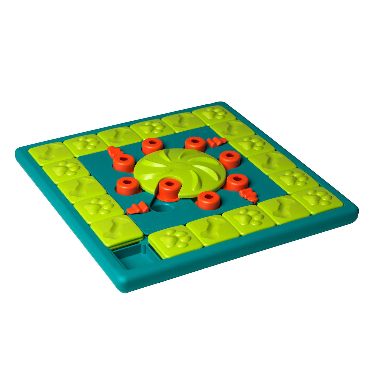 MultiPuzzle Interactive Dog Treat Puzzle Toy, Blue