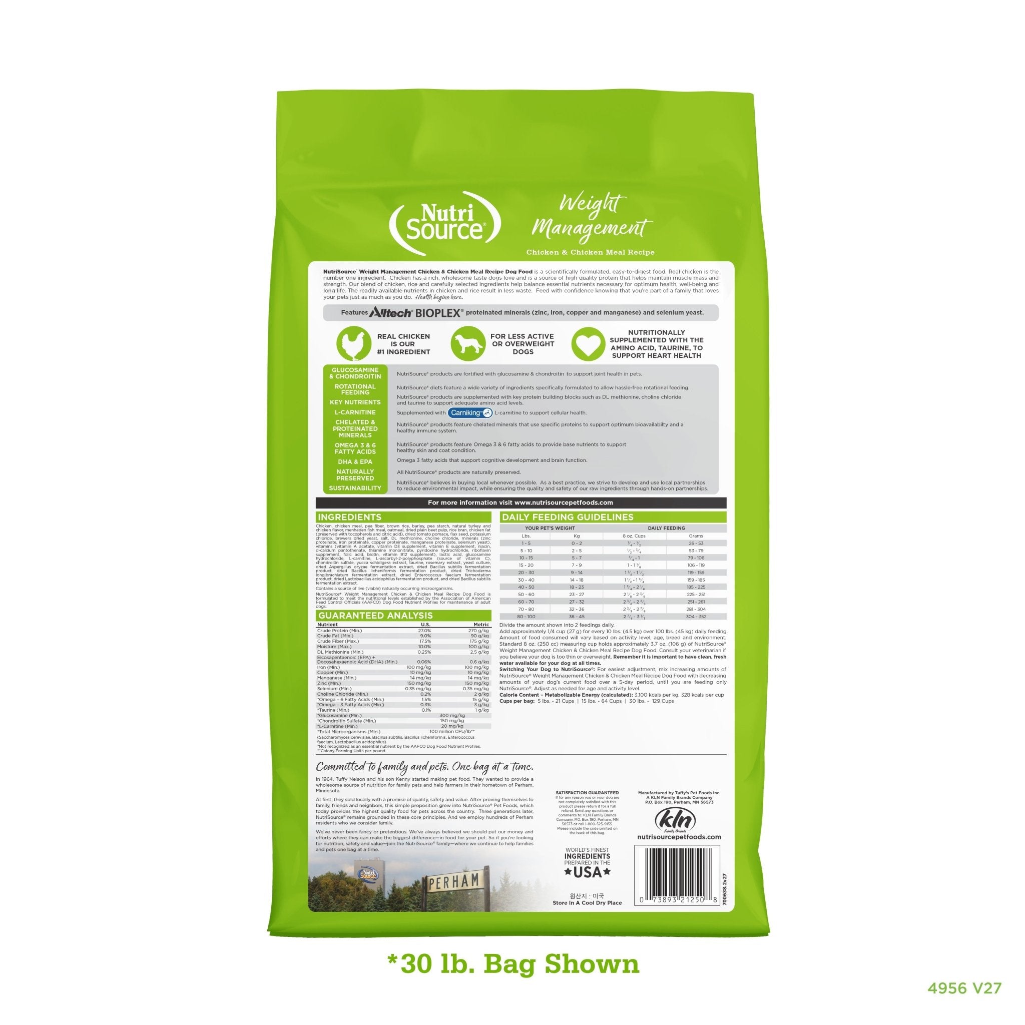 Weight Management Chicken & Rice - Eva Pet - NutriSource