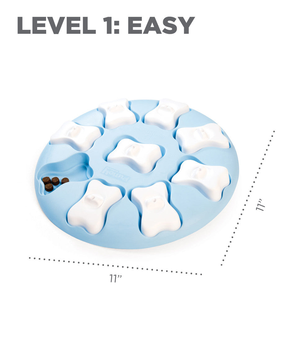 Puppy Smart Interactive Treat Puzzle Dog Toy, Blue